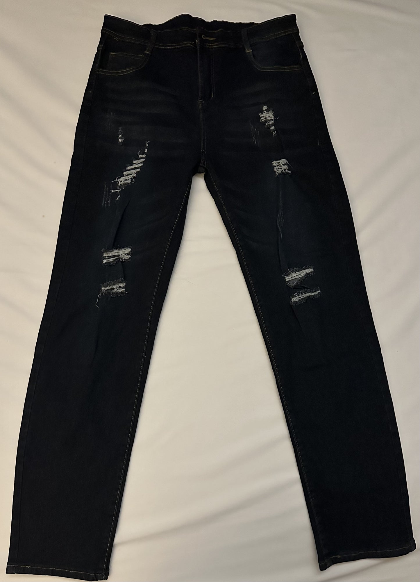 Women's Distressed Stretch Jeans